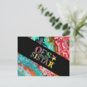 CARTE POSTALE O.E.S SISTAR (Debout devant)