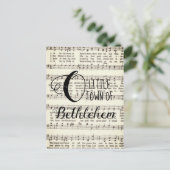 Carte Postale O Little Town of Bethlehem (Debout devant)