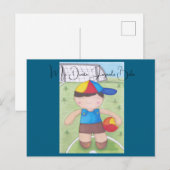 Carte Postale O Menino de Boné e a Bola (Devant / Derrière)