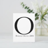 Carte Postale O : Obama pour T-shirt du président (Debout devant)