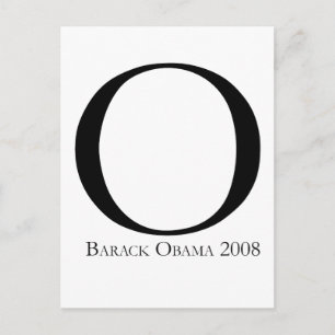 Carte Postale O : Obama pour T-shirt du président