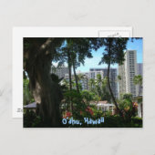 Carte postale O'ahu, Hawaii (Devant / Derrière)
