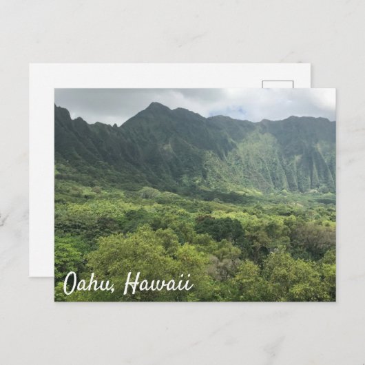Carte Postale Oahu, Hawaii (Devant / Derrière)