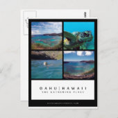 Carte postale Oahu Hawaii Hanauma Bay (Devant / Derrière)