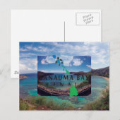 Carte Postale Oahu Island Turtle (Devant / Derrière)