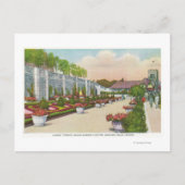 Carte Postale Oakes Garden Theatre Terrasse inférieure (Devant)