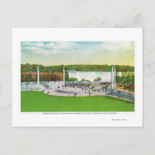 Carte Postale Oakes Garden Theatre Vue des chutes américaines