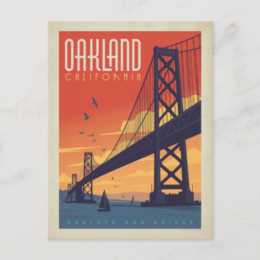 Carte Postale Oakland, CA (Devant)