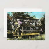 Carte Postale Oakland California Double Decker Streetcar (Devant / Derrière)