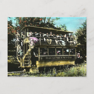 Carte Postale Oakland California Double Decker Streetcar
