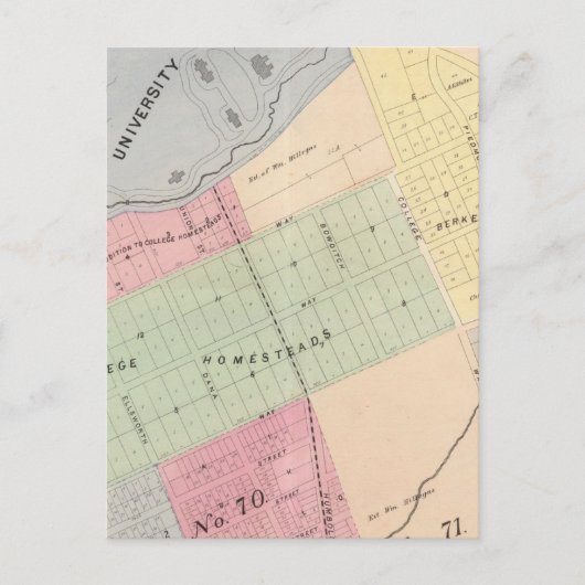 Carte Postale Oakland, environs 16 (Devant)