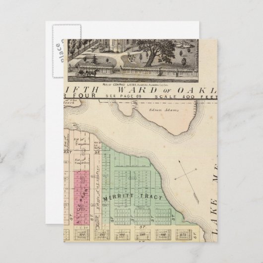 Carte Postale Oakland, vicinity (Devant / Derrière)