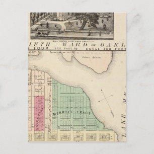 Carte Postale Oakland, vicinity