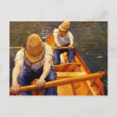 Carte Postale Oarsmen (Boatmen Rowing), peinture d'art (Devant)