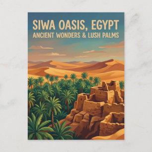 Carte Postale Oasis de Siwa Égypte