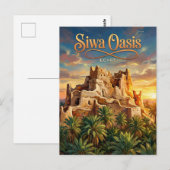 Carte Postale Oasis de Siwa Égypte (Devant / Derrière)