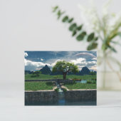 Carte postale Oasis étrangère (Debout devant)