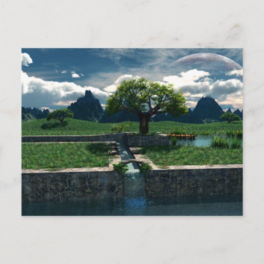 Carte postale Oasis étrangère (Devant)