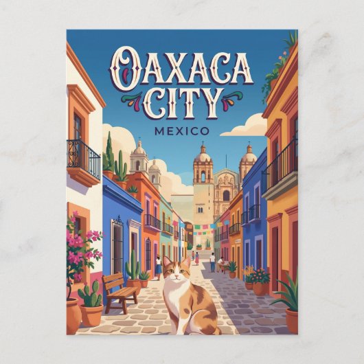 Carte Postale Oaxaca de Juárez Mexique (Devant)