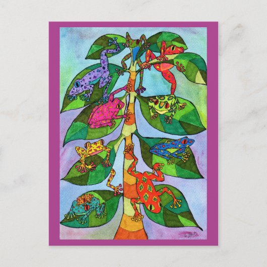 Carte Postale Oaxacan Frog Tree of Life (Devant)