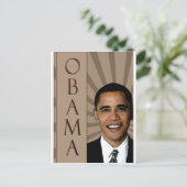Carte Postale Obama (Debout devant)