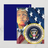Carte postale Obama (Devant / Derrière)