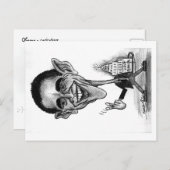 Carte postale Obama (Devant / Derrière)