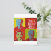 Carte Postale Obama (Debout devant)