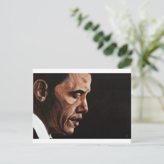 Carte Postale Obama (Debout devant)