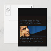 Carte Postale Obama (Devant / Derrière)