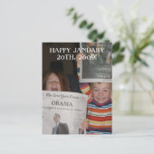 Carte postale Obama (Debout devant)