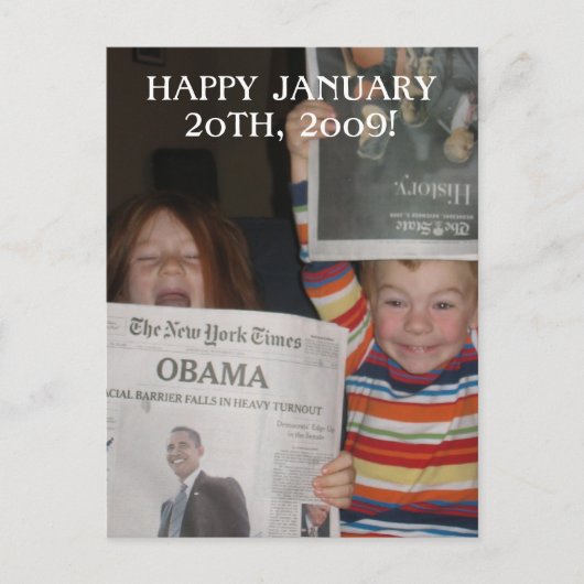 Carte postale Obama (Devant)