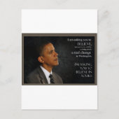 Carte Postale Obama (Devant)