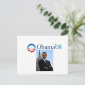 Carte postale Obama '08 (Debout devant)