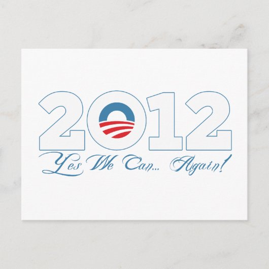 Carte Postale Obama 2012 (Devant)