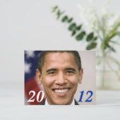Carte postale Obama 2012 (Debout devant)