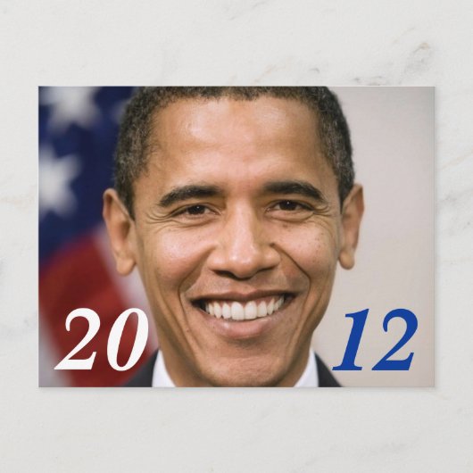 Carte postale Obama 2012 (Devant)