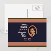 CARTE POSTALE OBAMA 2012 (Devant / Derrière)