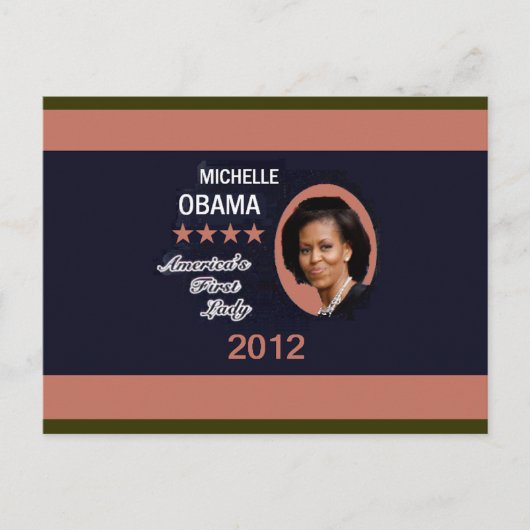 CARTE POSTALE OBAMA 2012 (Devant)
