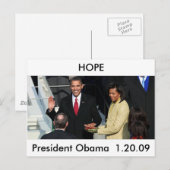 Carte Postale Obama 2012 (Devant / Derrière)