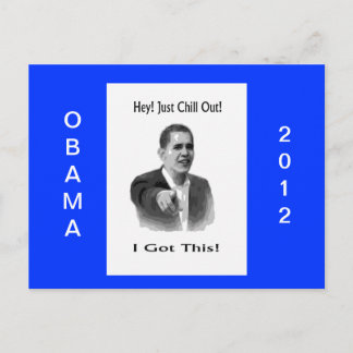 Carte Postale Obama 2012