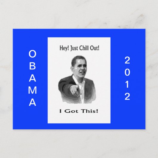 Carte Postale Obama 2012 (Devant)