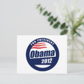 Carte Postale Obama 2012 (Debout devant)