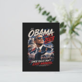 Carte Postale Obama 2028 Puisque les règles n'existent plus (Debout devant)