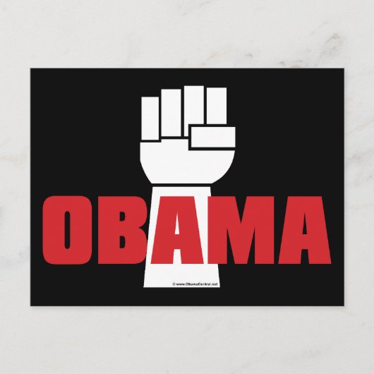 Carte Postale Obama à raison ! (Devant)