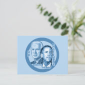 Carte postale Obama Biden (Debout devant)
