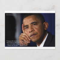 Obama "Changer" Citations de sagesse Cadeaux et T-
