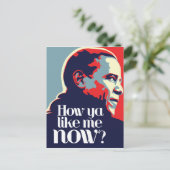 Carte Postale Obama : Comment Ya Me Aime Maintenant (Debout devant)