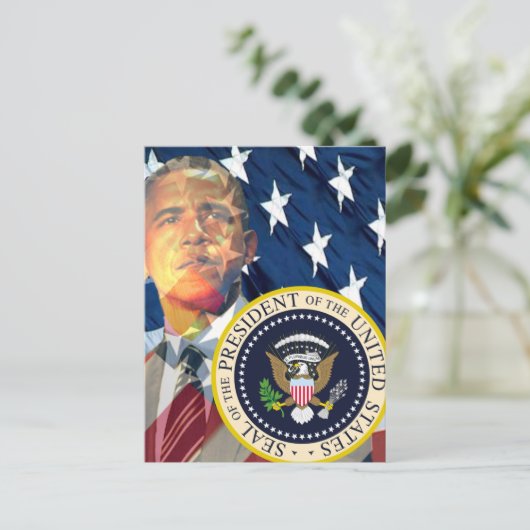 Carte Postale Obama donne 3 (Debout devant)