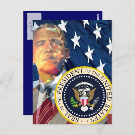 Carte Postale Obama donne 3 (Devant / Derrière)